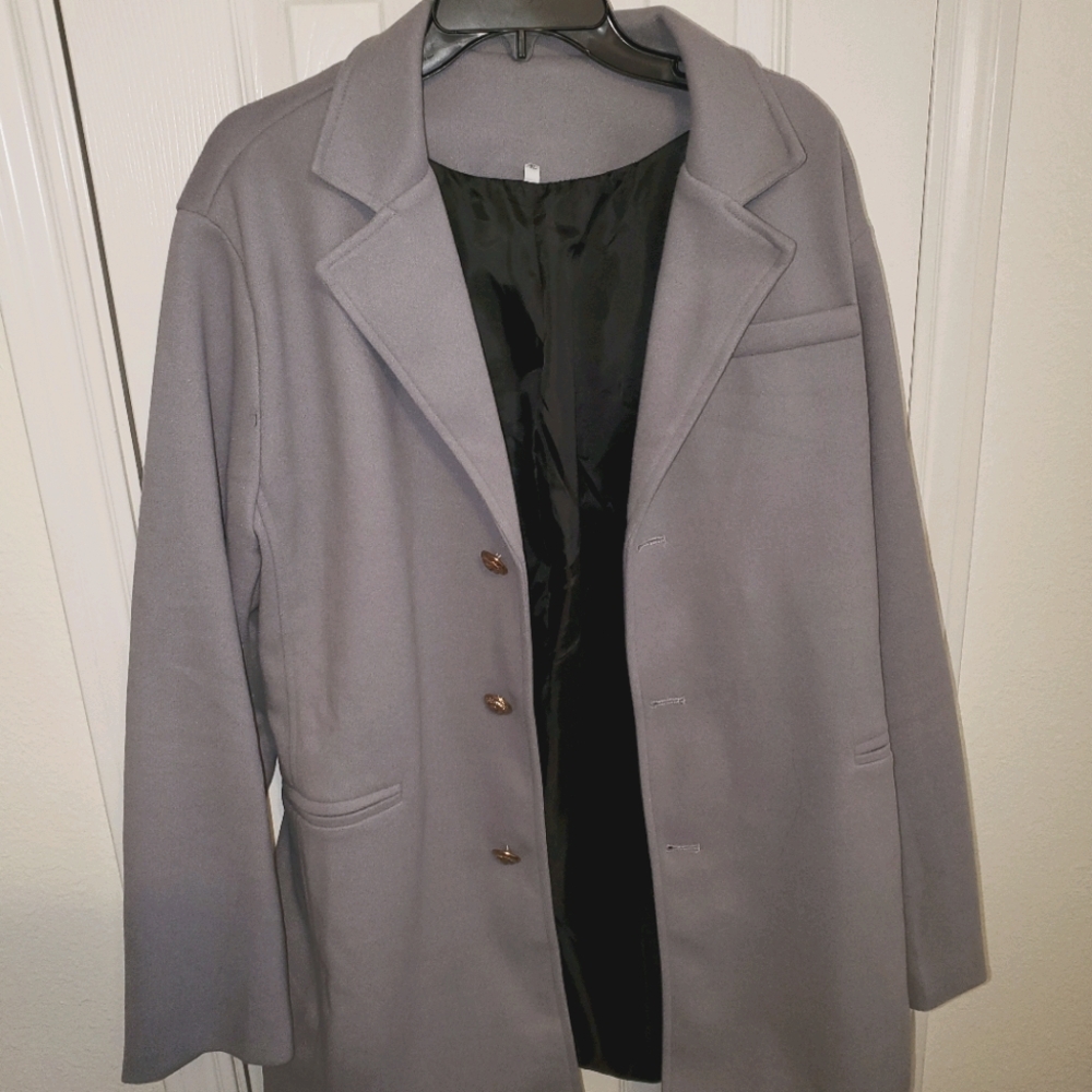 New wool trench coat